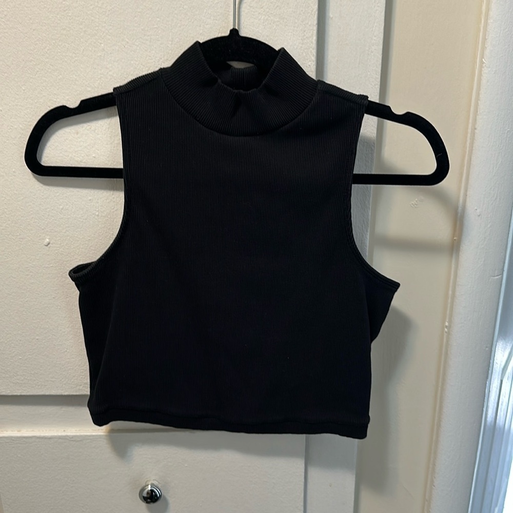 Everlane Black Crop Top